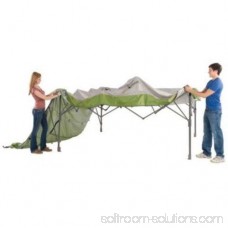 Coleman 10' x 10' Instant Straight Leg Canopy/Gazebo with Added Swing Wall (100 sq. ft Coverage) 567947731